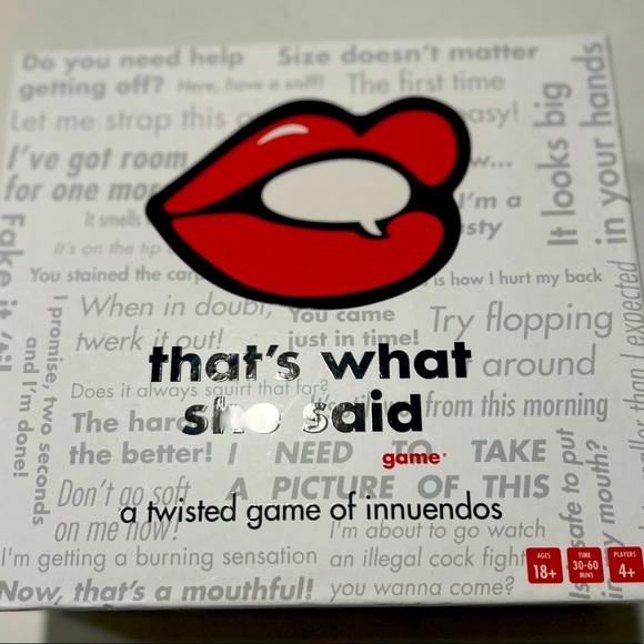 That’s What She Said Party Game - A Game of Innuendos - Picture 1 of 5